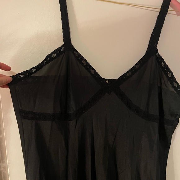 Vintage black slip size 44 - Picture 2 of 3